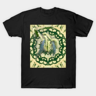 wattle on green and yellow kaleidoscope T-Shirt